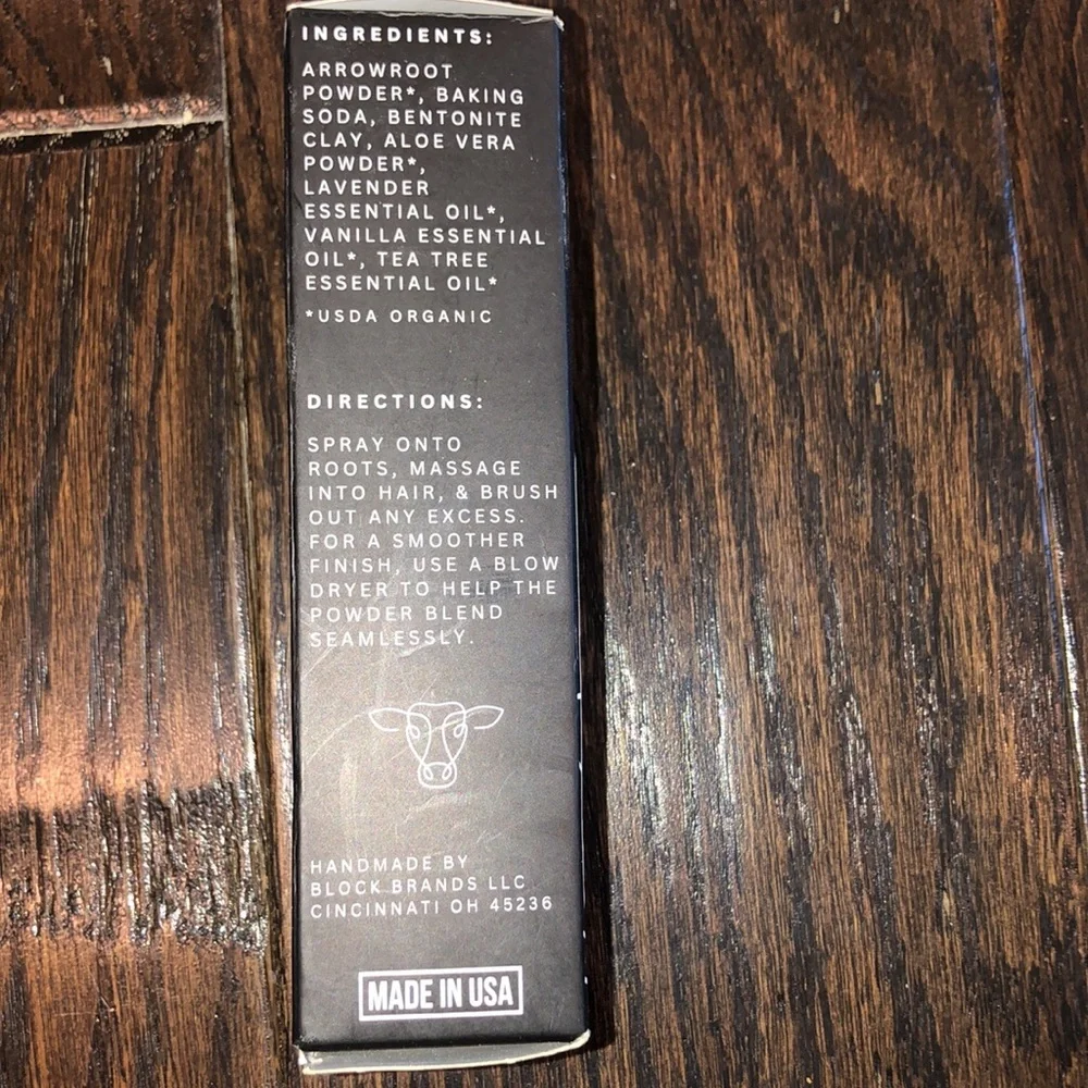 Amallow organic non toxic dry shampoo powder